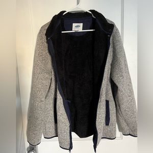 XL OLD NAVY Sherpa lined Mens jacket